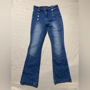 Zoe & Phoebe slim Boot high rise jeans Size 8